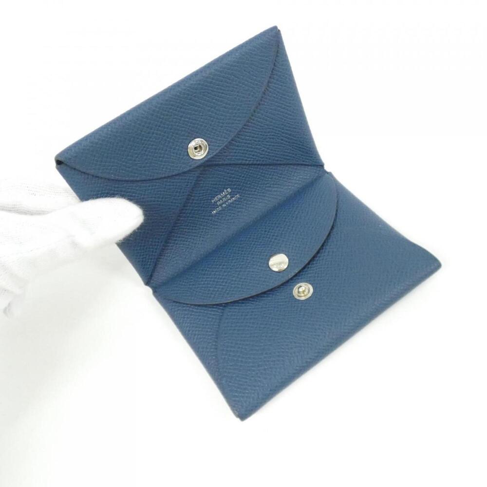 Hermes Calvi Duo 083035CK Wallet/Coin Case - Picture 6 of 10